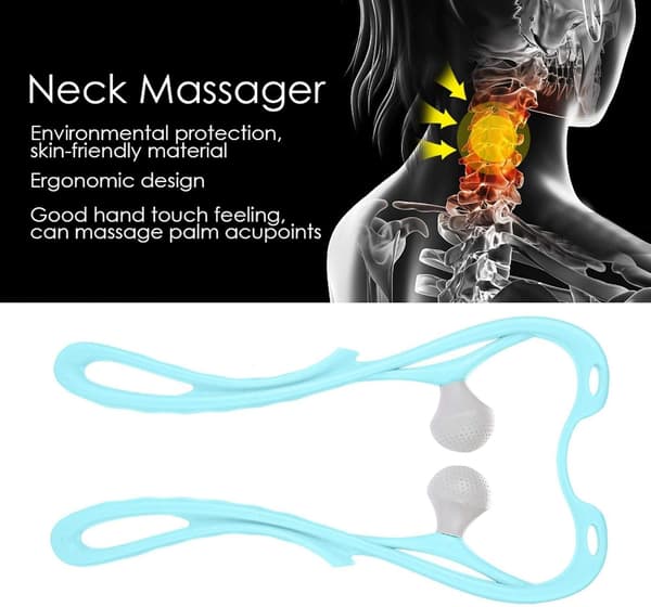 Nackmassage Manuell Muskelmassage Självmassageutrustning Lindra Stress Roller Ball Massage