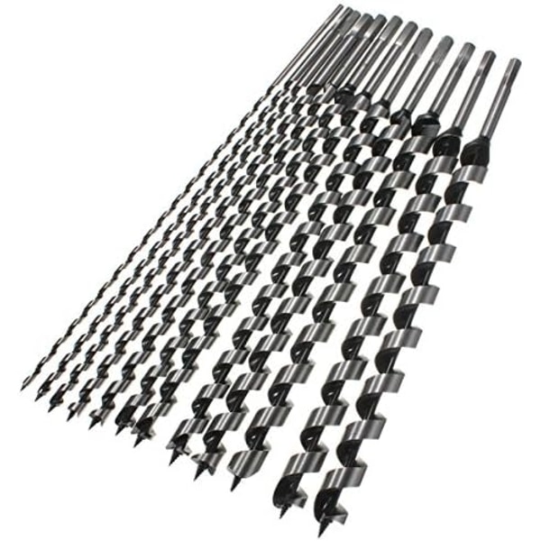 460mm 6-28mm Hex Skaft Spids Punkt Brad Point Sneglen Bor Bit Spiral Træbearbejdning Boring Værktøj - 16mm