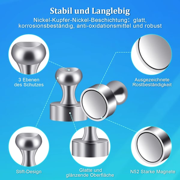 Vahvat magneetit 12 kpl Pienet neodyymi jääkaappimagneetti N52 Magneettitaulun magneetit 12 x 16 mm jääkaapille Valkotauluille Kuvat Muistiinpanot Kartta