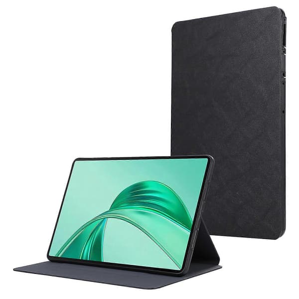 For Honor Pad X8a Støtsikkert Deksel PU Lær Tablet Cover med Stativ - Svart