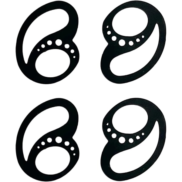 2 par öronsnäckskrokar, öronsnäcksögla trådlös öronsnäcka, universell öronsnäcka öronsnäckor anti-förlust säkerhet