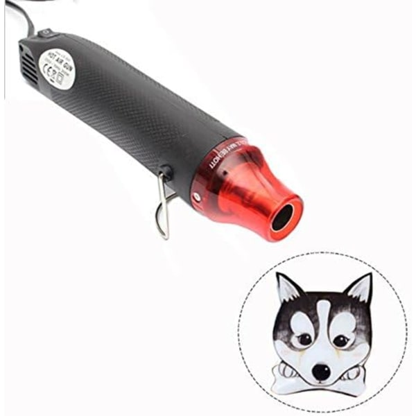 Mini värmepistol, DIY termisk ark, väsentligt för DIY gummistämpel konvext pulver