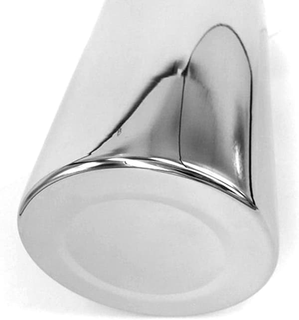 Dubbelväggig ishink i silverfärgat rostfritt stål, 12 cm i diameter