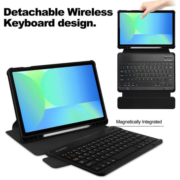 Kompatibel med Galaxy Tab S10 FE nettbrettetui