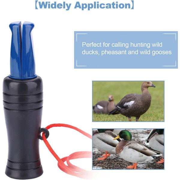 Duck Call Bait Outdoor Jakt Tillbehör - Rep Jakt Call for Outdoor Whistle - Jakt Bait Call Whistle for Wild Goose Vild Anka Fasan
