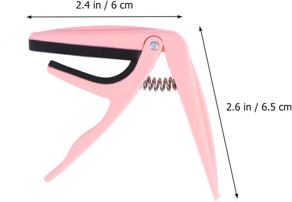 Profesjonell Ukulele Capo Enhånds Hurtigbytte Ukelele Capo sinklegering Gitardeler Tilbehør