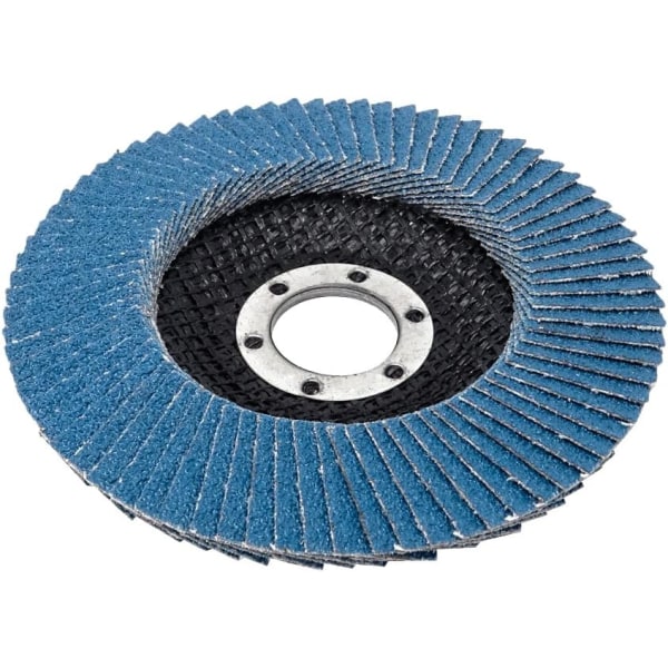Slipeskiver, 10 stk, Ø 125 mm, korn 73, Rustfritt stål, Slipeskiver