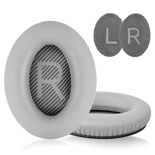 Öronkuddar kompatibla med Bose QuietComfort - QC35/QC25/QC15/AE Grey 2-pack