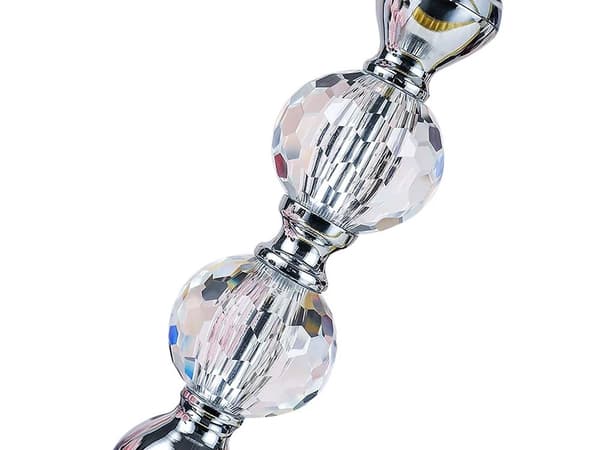 Lysestaker 3-sett - Forkrommede glasslysestaker