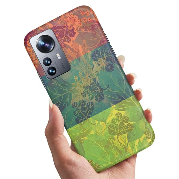 Etui / Mobiltelefoncover til Xiaomi 12 Pro - Bladmønster