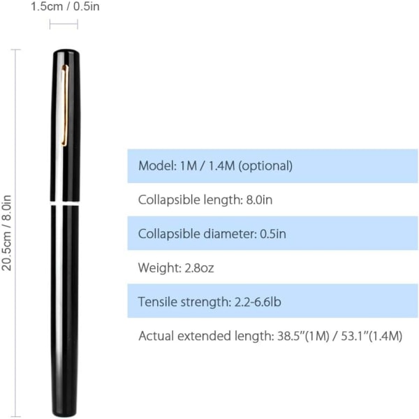 Fiske Spö Rulle Combo Mini Penna Fiske Spö Kit Teleskop Fiske Spö Swivel Rulle Combo Kit