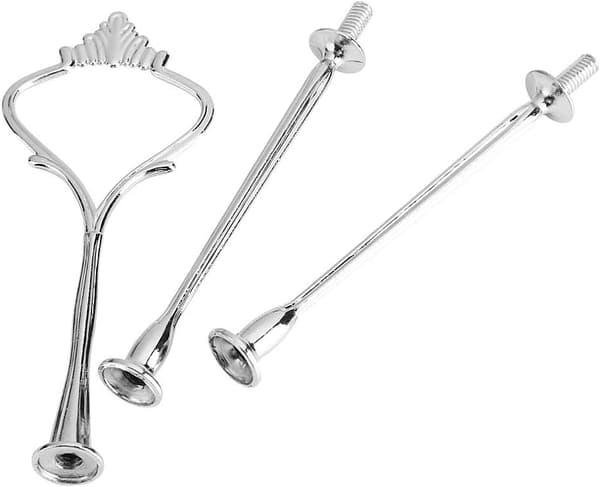 Kaketilbehørsett, kakefat cupcake-fat holder holder håndtak fruktskål maskinvare tilbehørsstativ