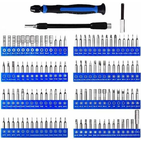126 in 1 Precision Screwdriver Set, Screwdriver Repair Tool Removal Opening Tool Kit with Torx Hex