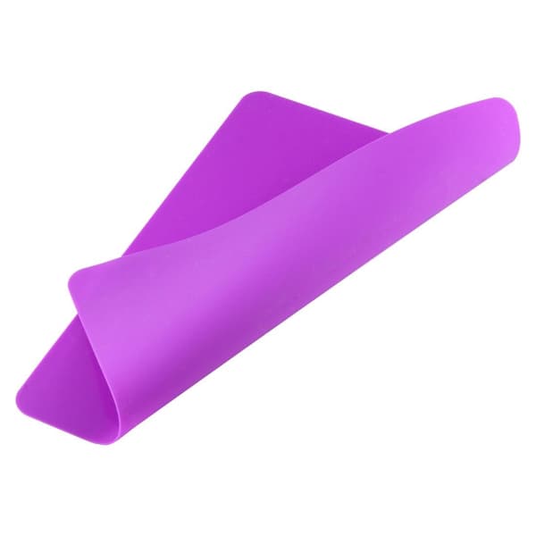 2-pakning - 1 mm musematte rullbar - ultratynn og bøyelig - 21x16cm pink