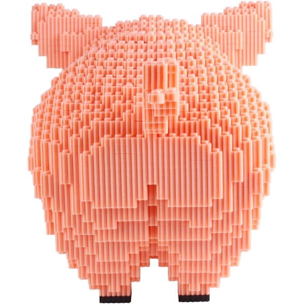 Mikro Byggeklodser Mini Kæledyrs Byggelegetøj Klodser til børn Pig model 2844