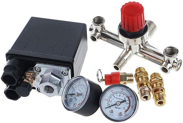 Enhåls tryckbrytare konsol manometer säkerhetsbarma ventil styrventil regulator