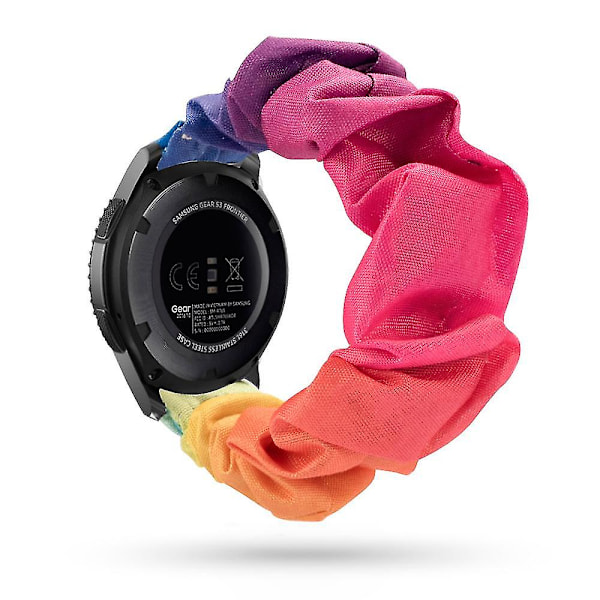 22mm klokkearmbånd for Samsung Galaxy Watch 5/5 Pro/4/3/Active 2 Gear S3 Scrunchie armbånd