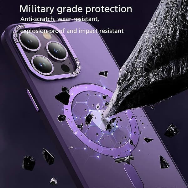 Ultimativ Beskyttelsesetui til iPhone 14 Pro Max Magsafe (Sort)