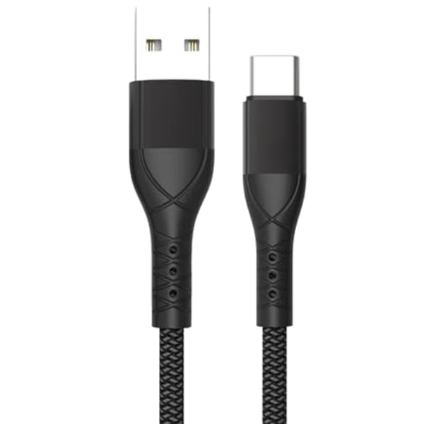 Sterk og holdbar USB-A til USB-C hurtig dataladerkabel ladekabel synkronisering for smarttelefoner og nettbrett