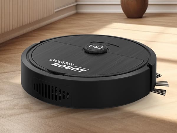 Robotstøvsuger med moppefunktion - Rengøringsrobot black