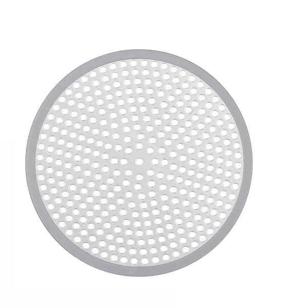 304 dusjavløpsrist i rustfritt stål med hårfanger, dusjveggfilter, 12 cm (4,7 tommer)