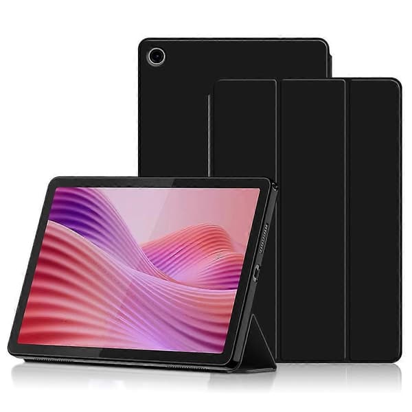 Fodral för Lenovo Tab 10.1 (2025) PU Läder TPU Baksida Tri-fold Ställ Tablet Skydd