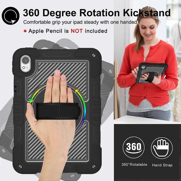 Fodral för Huawei MatePad 11.5 S Silikon+PC Ställbart Tabletskydd med Axelrem