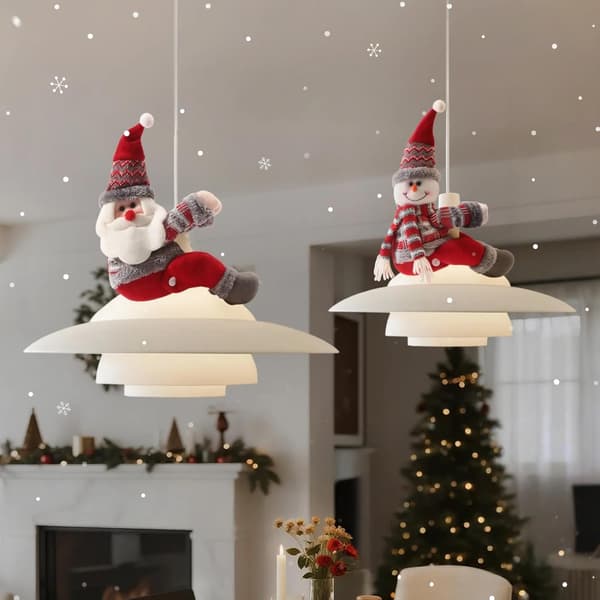 Julemanden gardinspænde rem, snemand Snowman