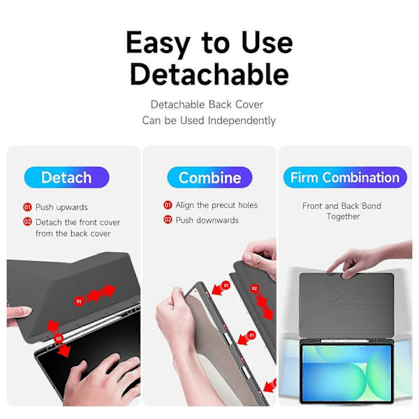 Kompatibel med Galaxy Tab S10 FE+ Tablet Cover