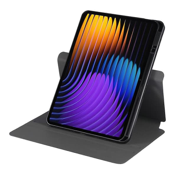 Til Xiaomi Pad 7 Pro/Pad 7 Etui Stativ Læder Tablet Cover - Sort