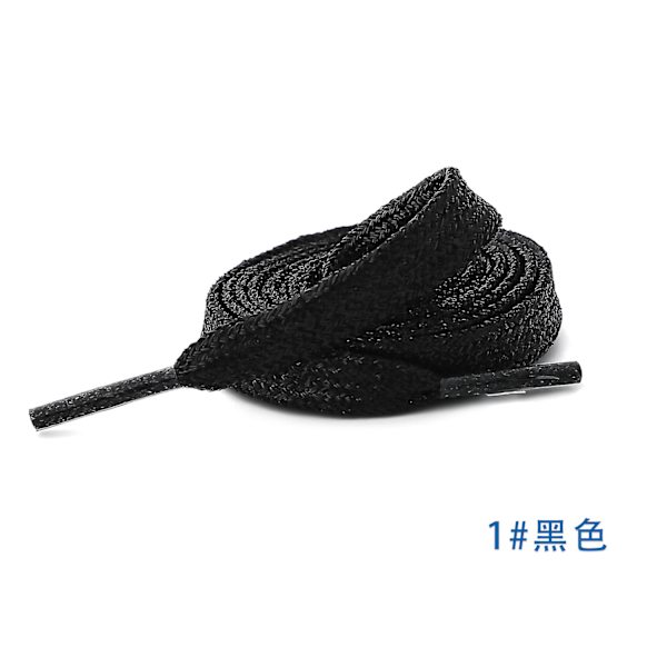 2 par med glitter skolisser, flate skolisser Black