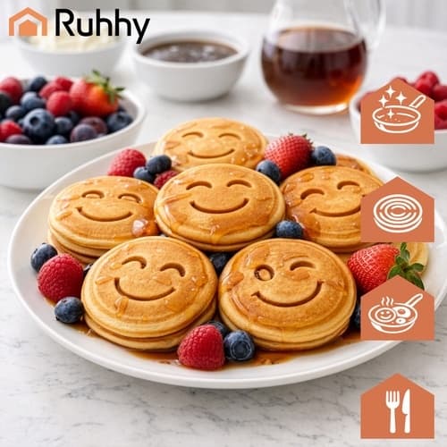 Stekpanna för ägg och pannkakor - Emojis