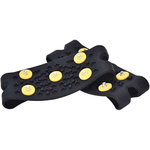 2 Par Slip-on Skogrippere, Snø Isklatring Anti-skli Pigger Grips Sko Deksel For Menn Kvinner Barn