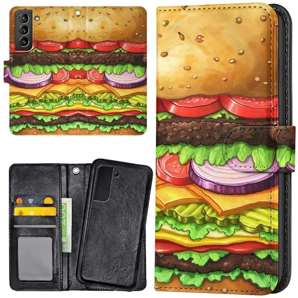 Samsung Galaxy S21 - Pung Etui/Cover Hamburger