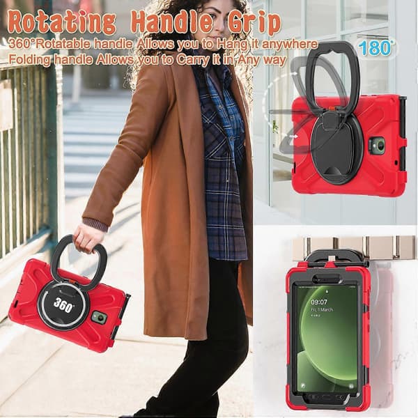 For Samsung Galaxy Tab Active5 SM-X300 Støtte Case Robust Støtsikker Tablet Cover