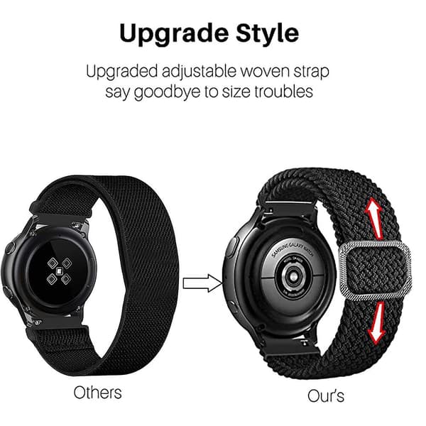 Kompatibel med Huawei Samsung-serien, justerbar stretch nylonrem