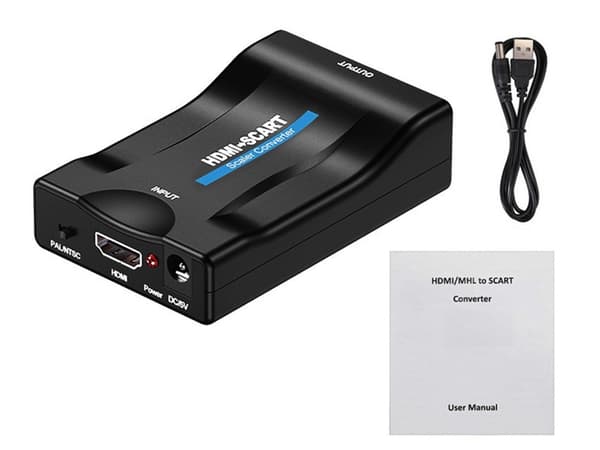 SCART til HDMI-omformer 1080p - Adapter