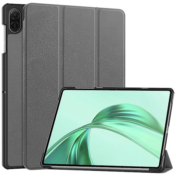 For Honor Pad X8a Deksel Anti-Fall Lær Stativ Tablet Cover - Grå