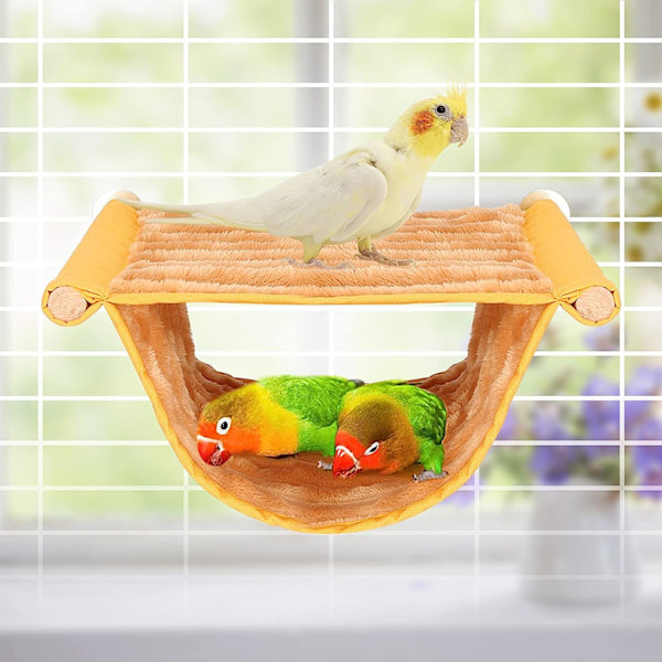 Nest Bed Hengekøye Snuggle Cabin Papegøyehus Telt Leke Fuglebur Abbor Papegøye Papegøye Kjærlighetsfugl Kakadue Fugl Hamster Chinchilla Marsvin