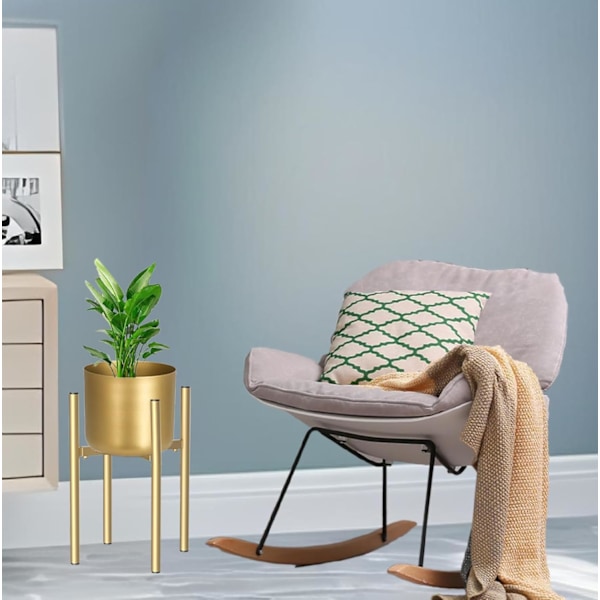 Plante Stativ, Indendørs Plante Stativ, 21cm-35cm Guld, Justerbar Metal Plante Stativ, til Potter med en Ydre Diameter på 20-35cm