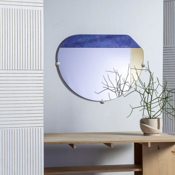 8 set spegelklämmor, badrumsglasklämma, spegelfästkonsoler, multifunktionellt runt väggfäste, installationsglas, spegel
