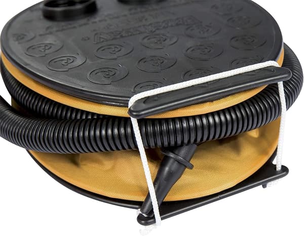 Utomhus Luftmadrass Pedal Luftpump, Multifunktionell Luftpump Pedal 3000 CC 3 Munstycken