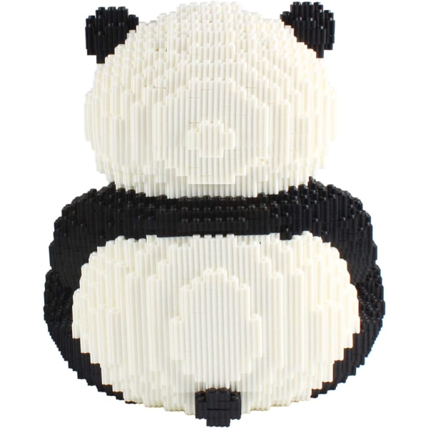 Mikro-rakennuspalikat Mini Lemmikki Rakennuslelutiilet lapsille Panda model 2843