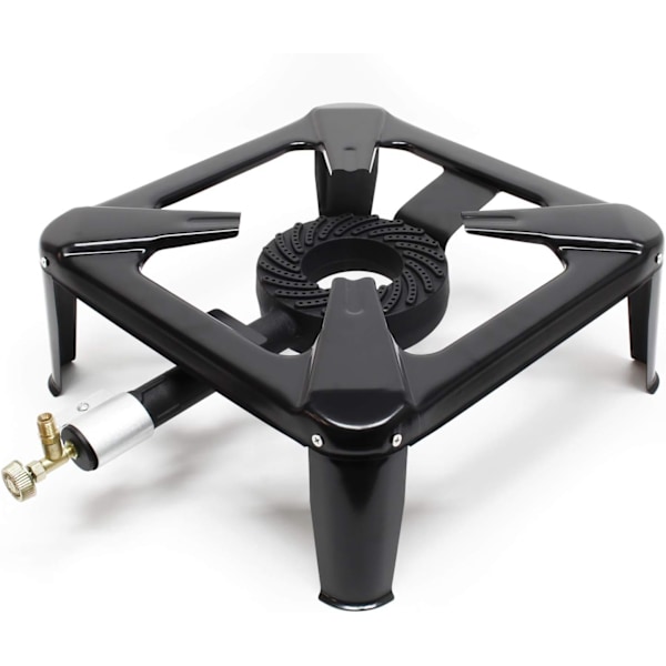 Utendørs gasskomfyr 40*40*16 cm 8500W stålkomfyr for camping, fritid, fotturer, propan/butan bruk