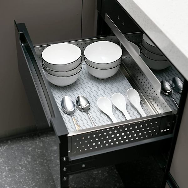 Super Kitchen Stor Silikon Droppmatta för Diskar, Diskställ, Torkmatta
