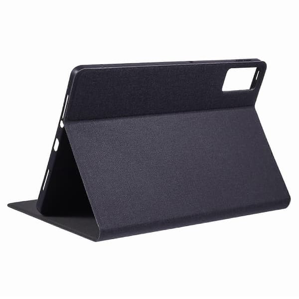 X-LEVEL Etui til Xiaomi Redmi Pad SE, stoftekstur læder tabletcover - Sort