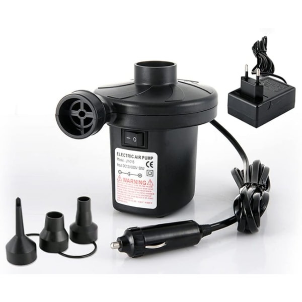 Bilmontert hjem oppblåsbar pumpe bærbar 12V oppblåsbar seng elektrisk pumpe svømmebasseng pumpe
