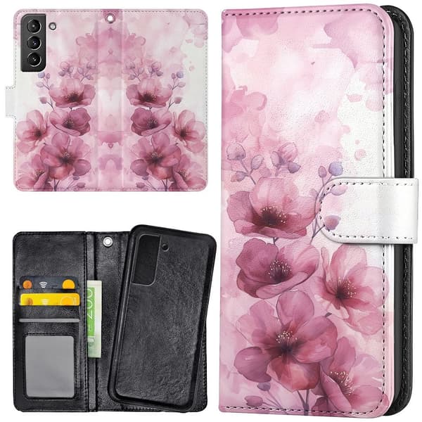 Samsung Galaxy S21 Plus - Lommebokveske/Etui Blomster
