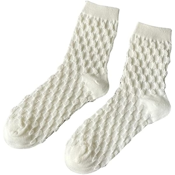 2 stk. Dame sokker Farge sokker Yttertøy Lange sokker Candy Color Trendy Unike Boblesokker Sportsokker Sportsokker