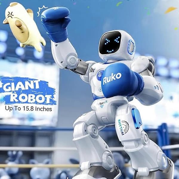 Smart RC Robot Leke Elektrisk Pedagogisk Leke med Stemme Dans Dialog Programmering for Barn